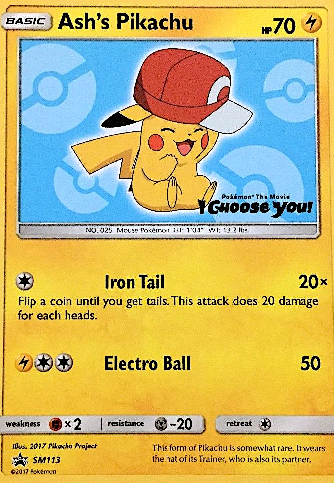 SM113 Ash's Pikachu