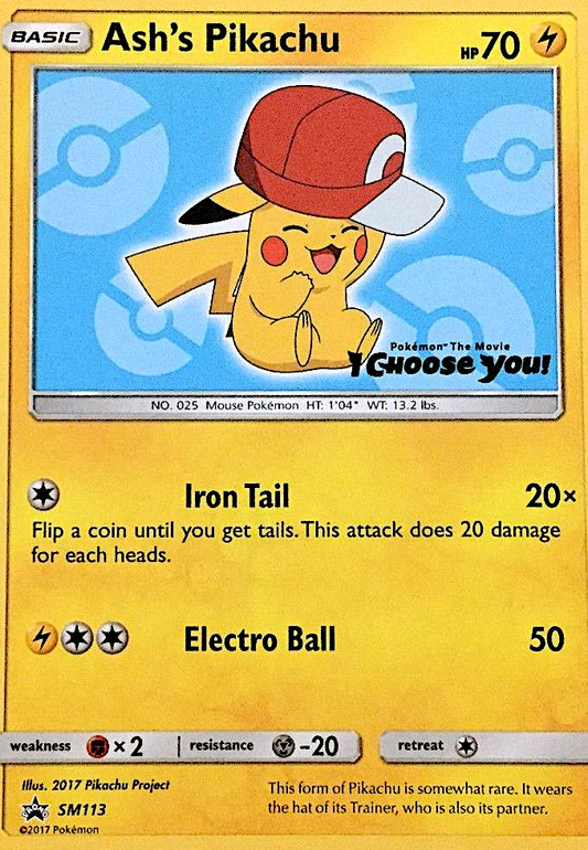SM113 Ash's Pikachu