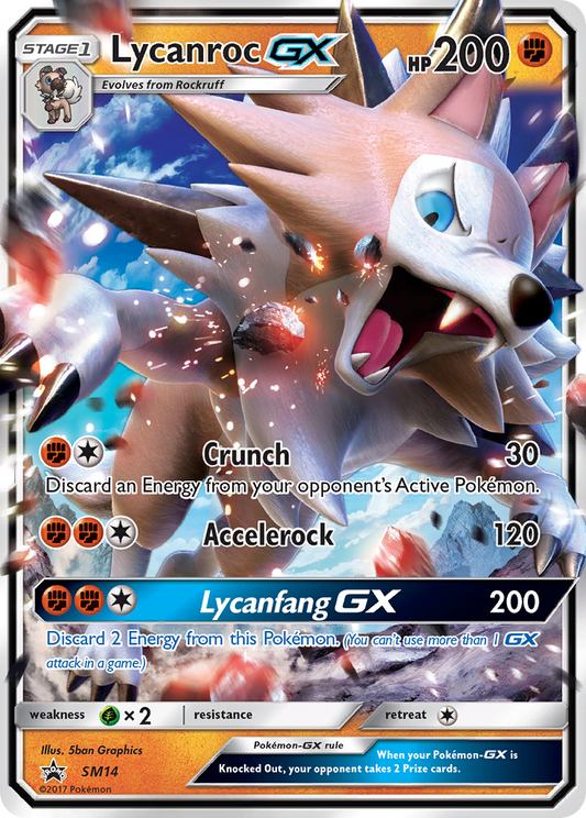 SM14 LycanrocGX