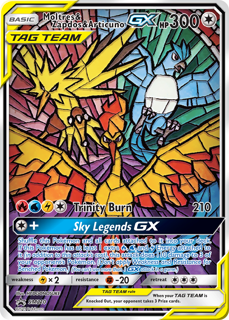 SM210 Moltres & Zapdos & ArticunoGX