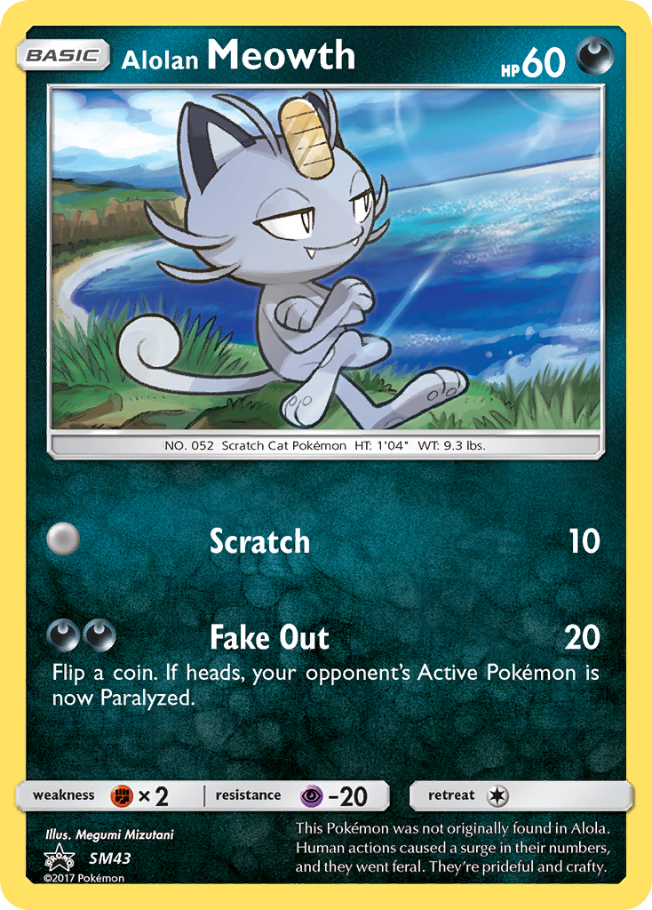 SM43 Alolan Meowth