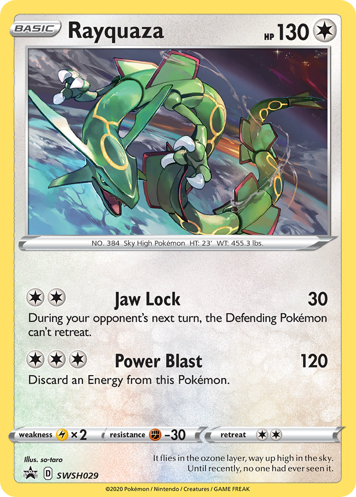 SWSH029 Rayquaza