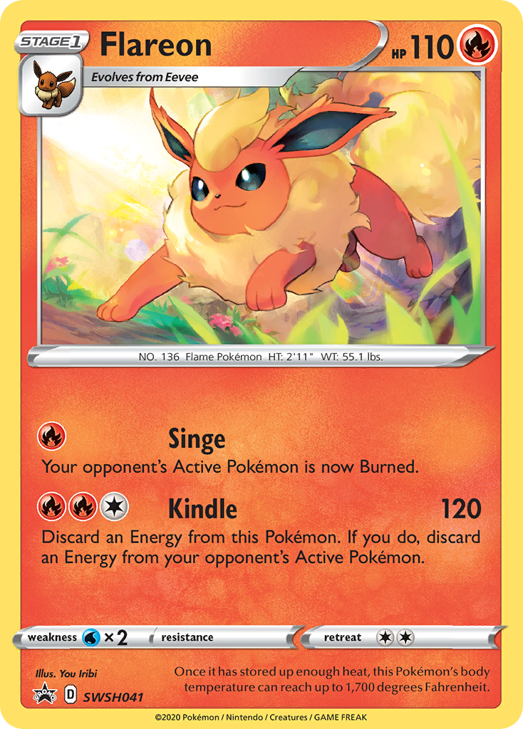 SWSH041 Flareon