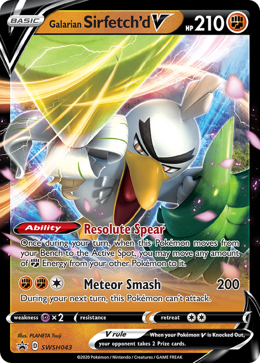 SWSH043 Galarian Sirfetch'dV