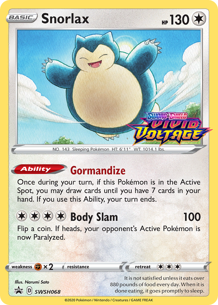 SWSH068 Snorlax