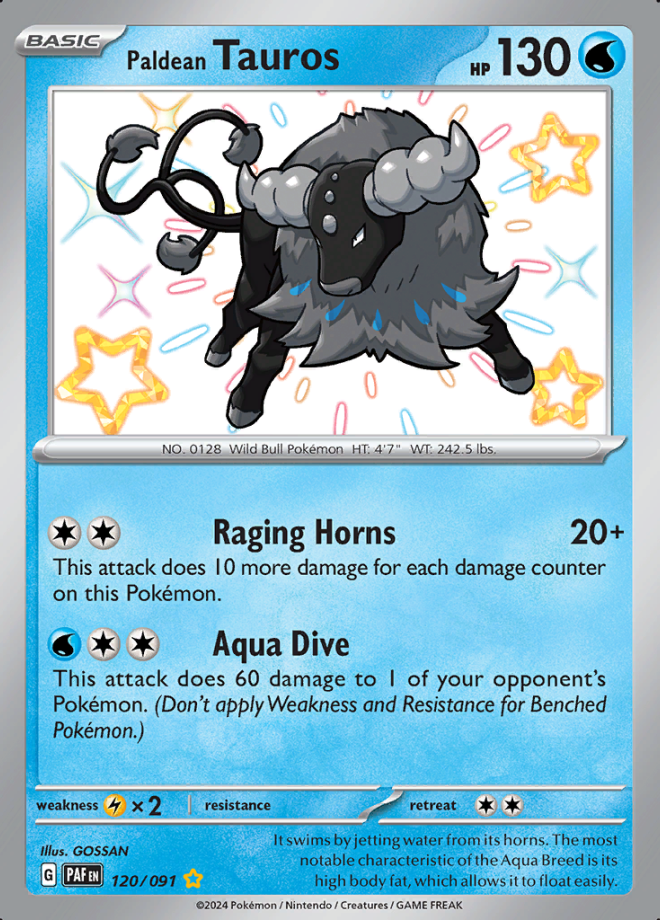 120/091 Paldean Tauros