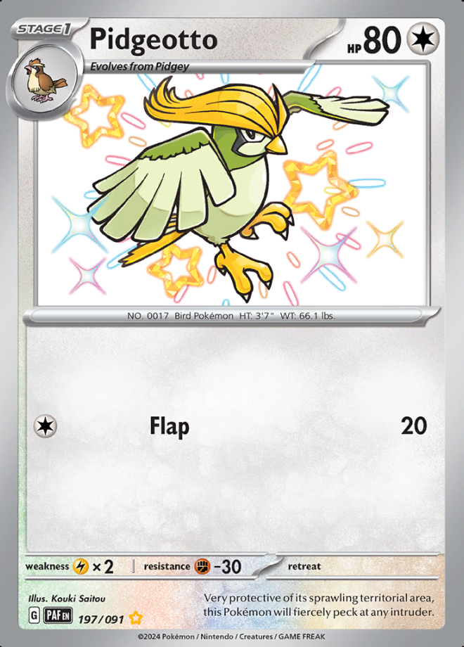 197/091 Pidgeotto