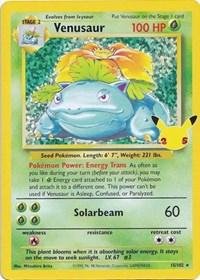 Celebrations: Classic Collection - Venusaur #15/102 (Classic Collection) - Holofoil
