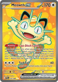ME03: Perfect Order - Meowth ex #107/088 (Ultra Rare) - Holofoil
