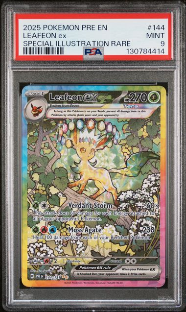 Leafeon EX (SIR) 144/131 - PSA 9