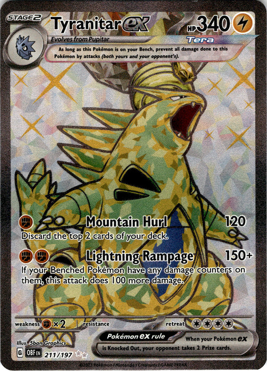 211/197 Tyranitar ex