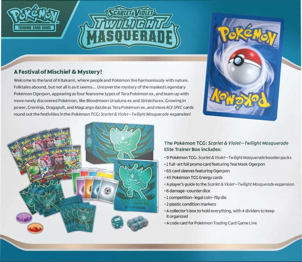 Pokémon Twilight Masquerade Elite Trainer Box