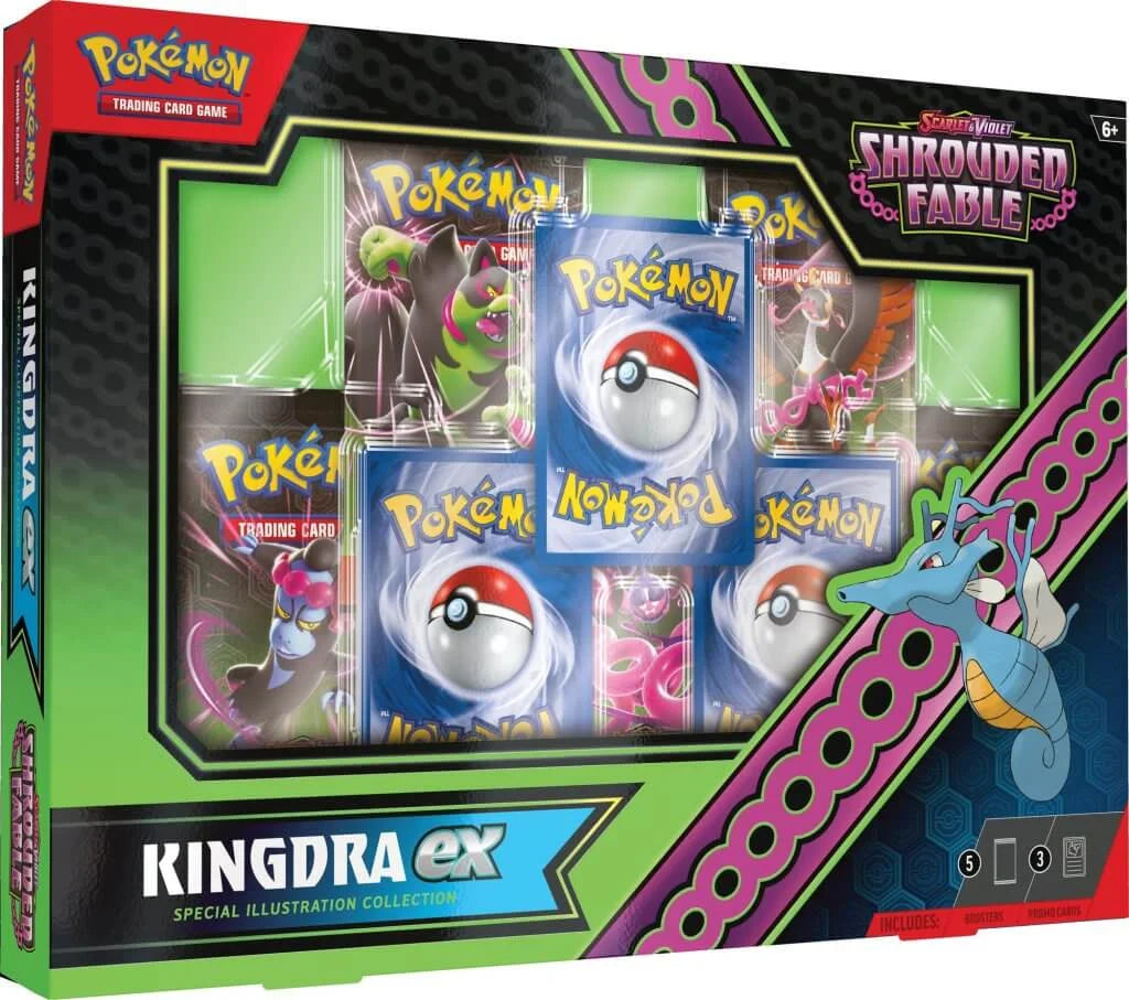 Shrouded Fable Kingdra/Greninja Ex Special Collection