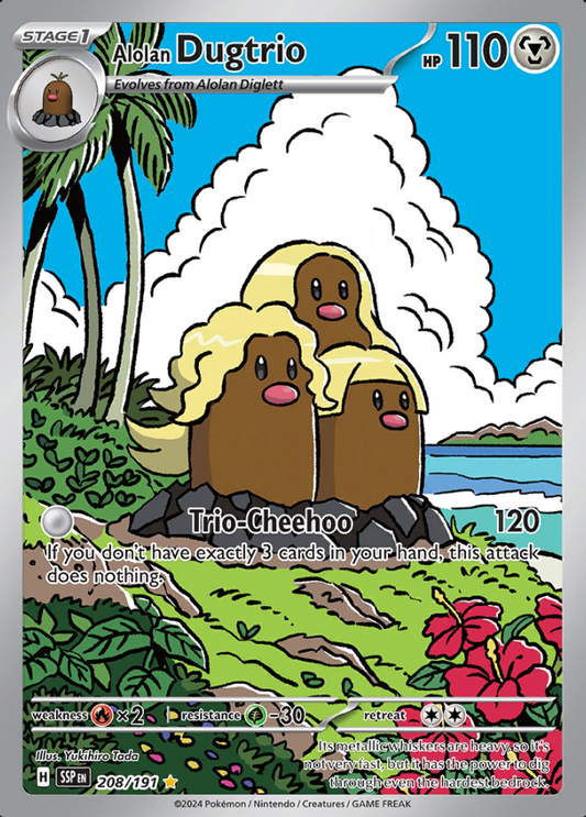 208/191 Alolan Dugtrio