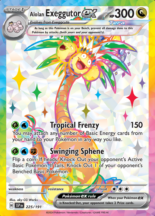 225/191 Alolan Exeggutor ex