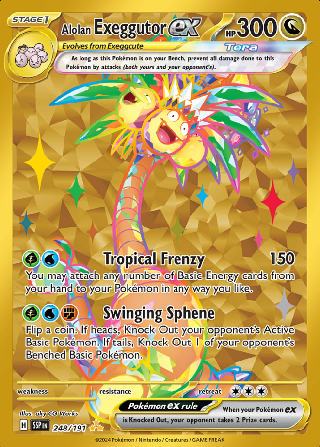 248/191 Alolan Exeggutor ex