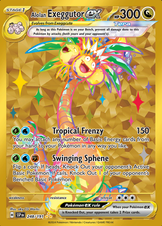 248/191 Alolan Exeggutor ex