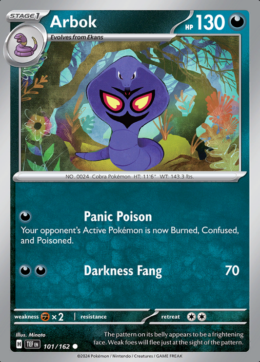 101/162 Arbok