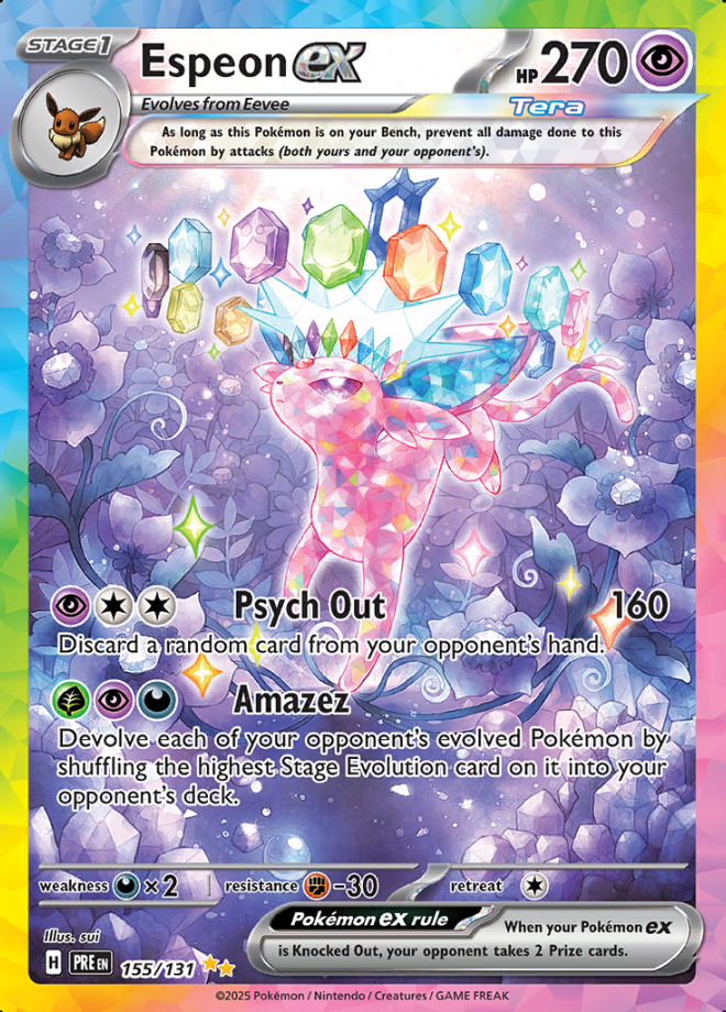 155/131 Espeon ex