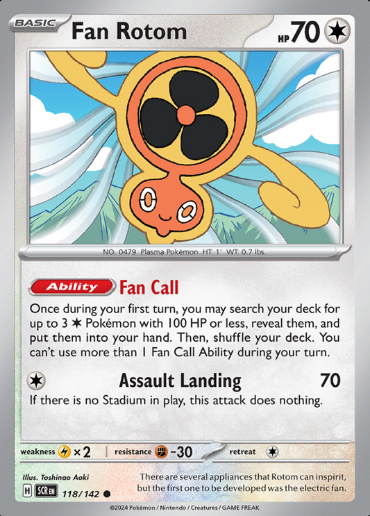 118/142 Fan Rotom