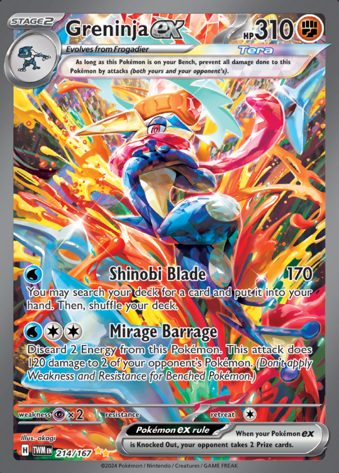 214/167 Greninja ex