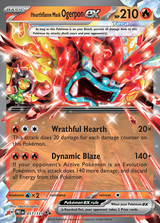 017/131 Hearthflame Mask Ogerpon ex