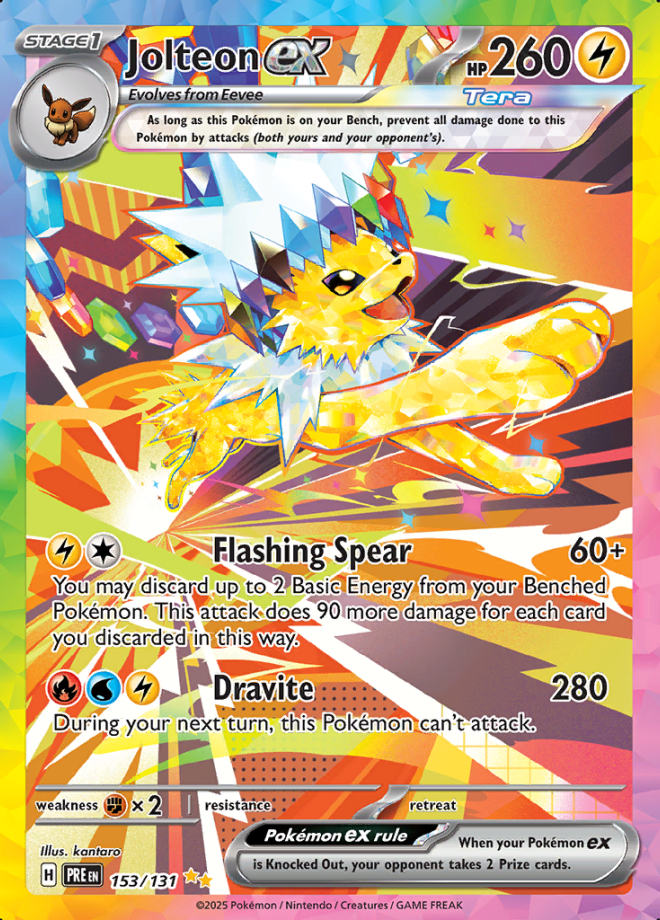 153/131 Jolteon ex