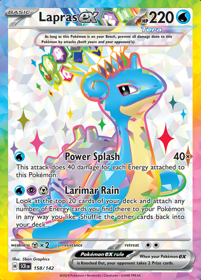 158/142 Lapras ex