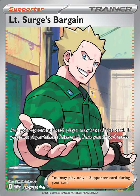 170/132 Lt. Surge's Bargain