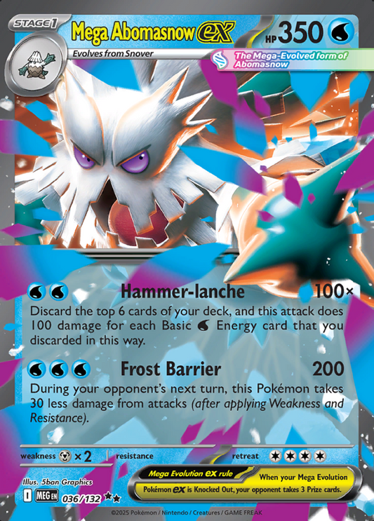 036/132 Mega Abomasnow ex