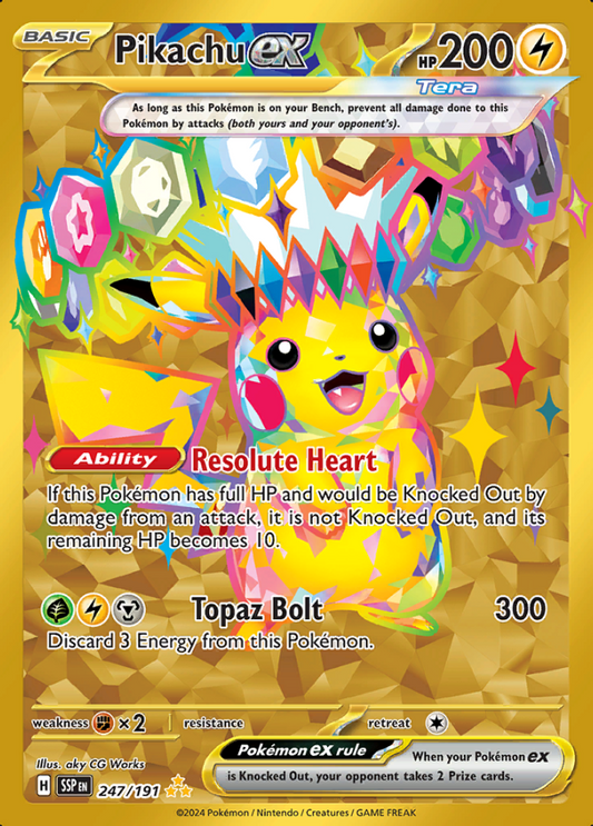 247/191 Pikachu ex