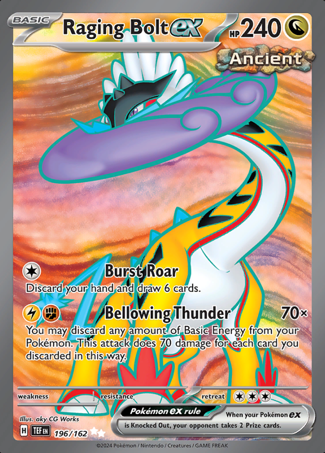 196/162 Raging Bolt ex