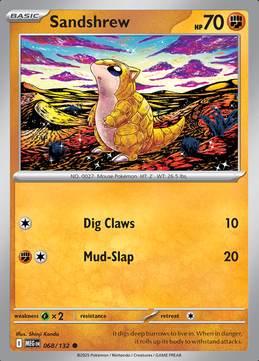 068/132 Sandshrew