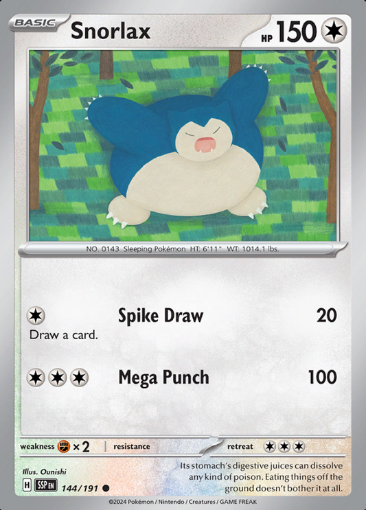 144/191 Snorlax