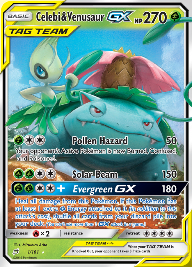 001/181 Celebi & VenusaurGX