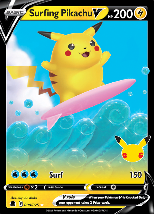 008/025 Surfing PikachuV