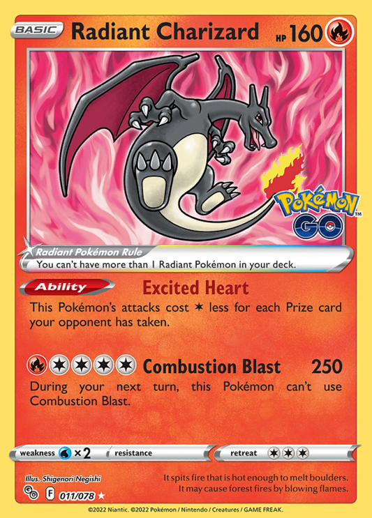 011/078 Radiant Charizard