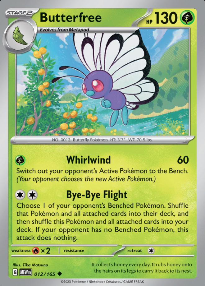 012/165 Butterfree