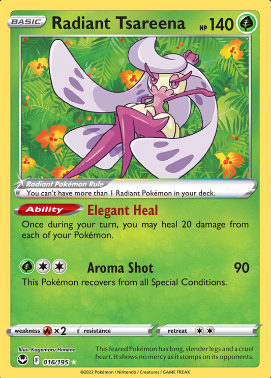 016/195 Radiant Tsareena