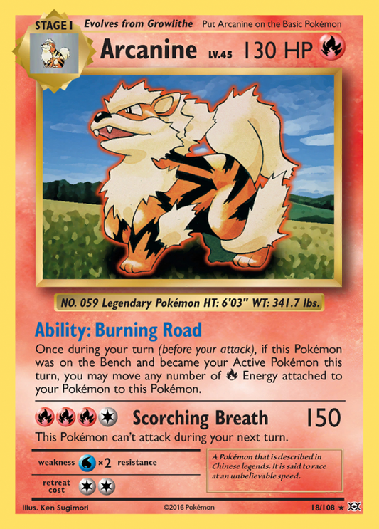 018/108 Arcanine