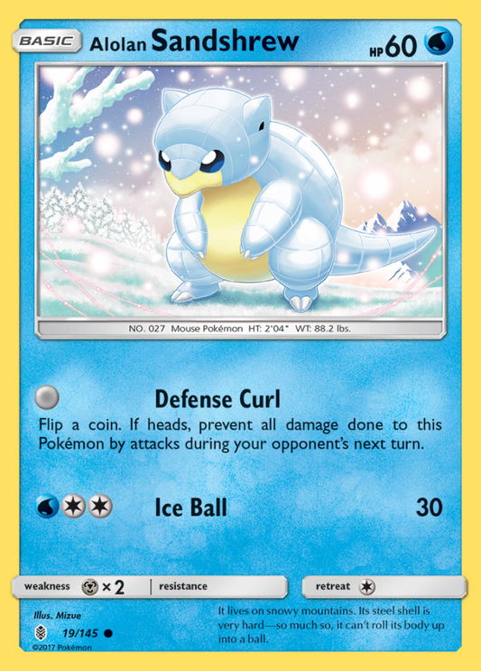 019/145 Alolan Sandshrew