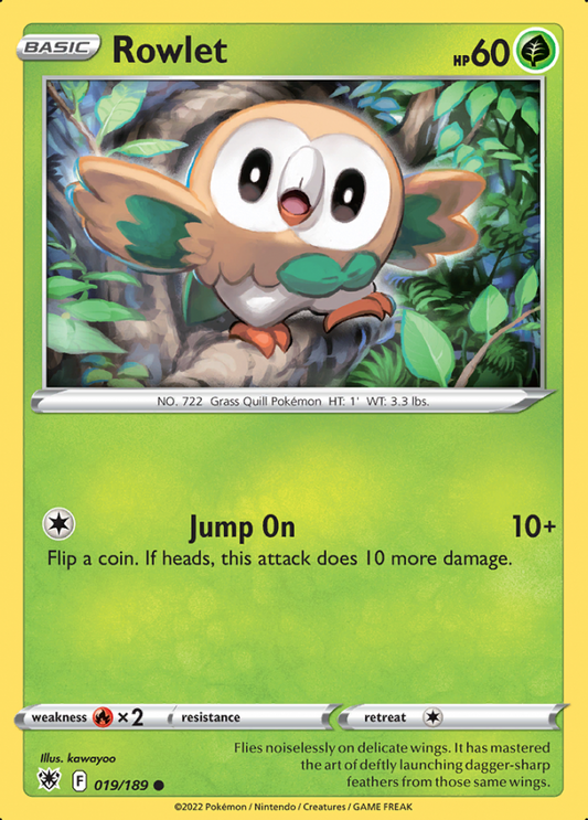 019/189 Rowlet