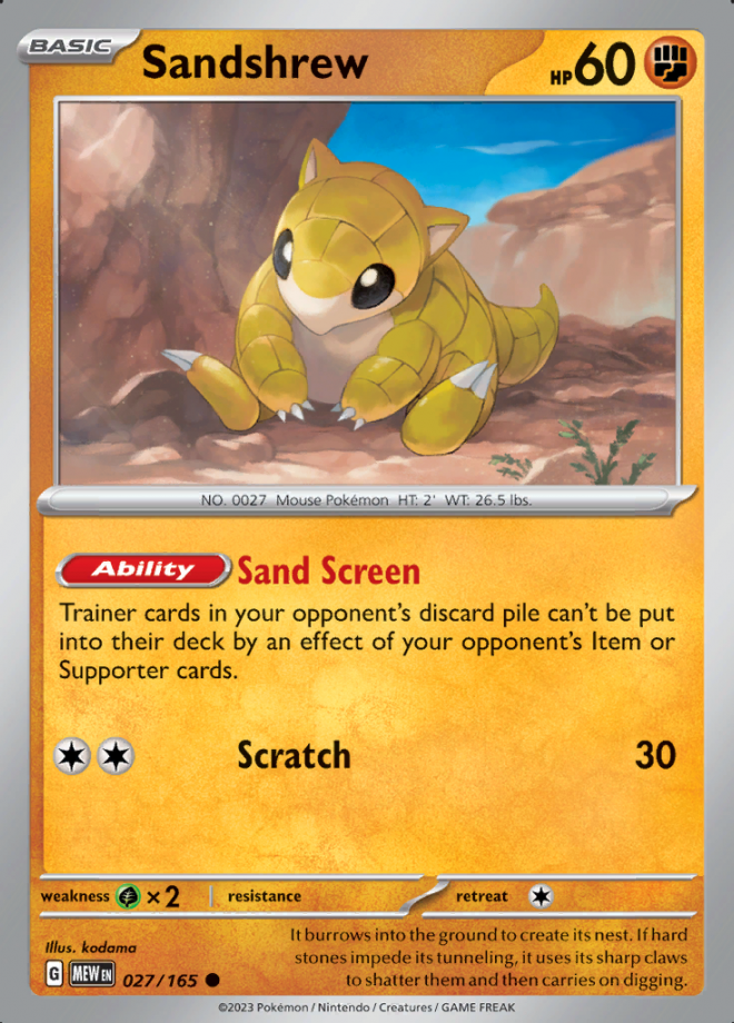 027/165 Sandshrew