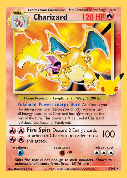 4/102 Charizard Celebrations