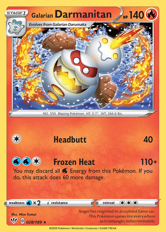 028/189 Galarian Darmanitan