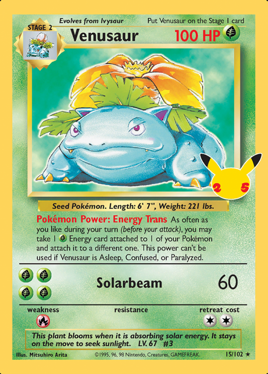 15/102 Venusaur Celebrations