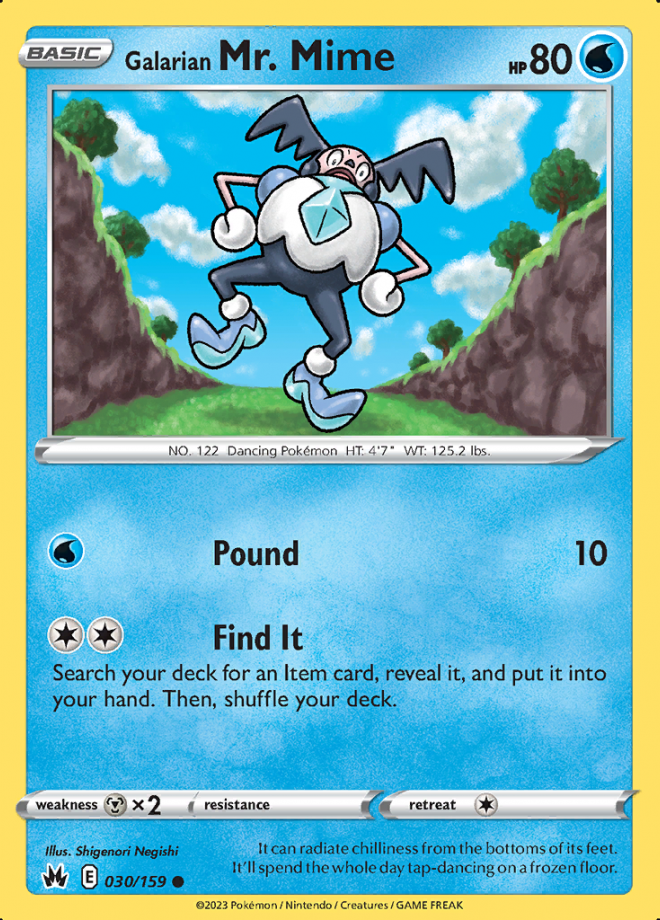 030/159 Galarian Mr. Mime