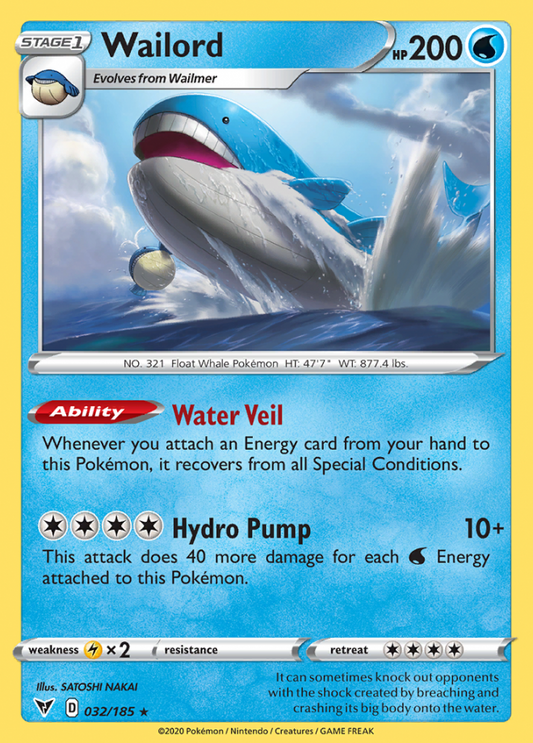 032/185 Wailord