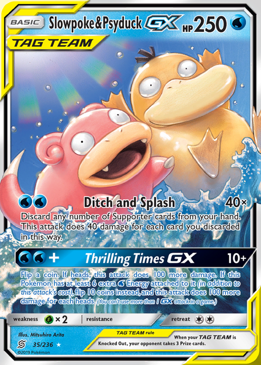 035/236 Slowpoke & PsyduckGX