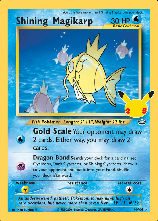 66/64 Shining Magikarp Celebrations